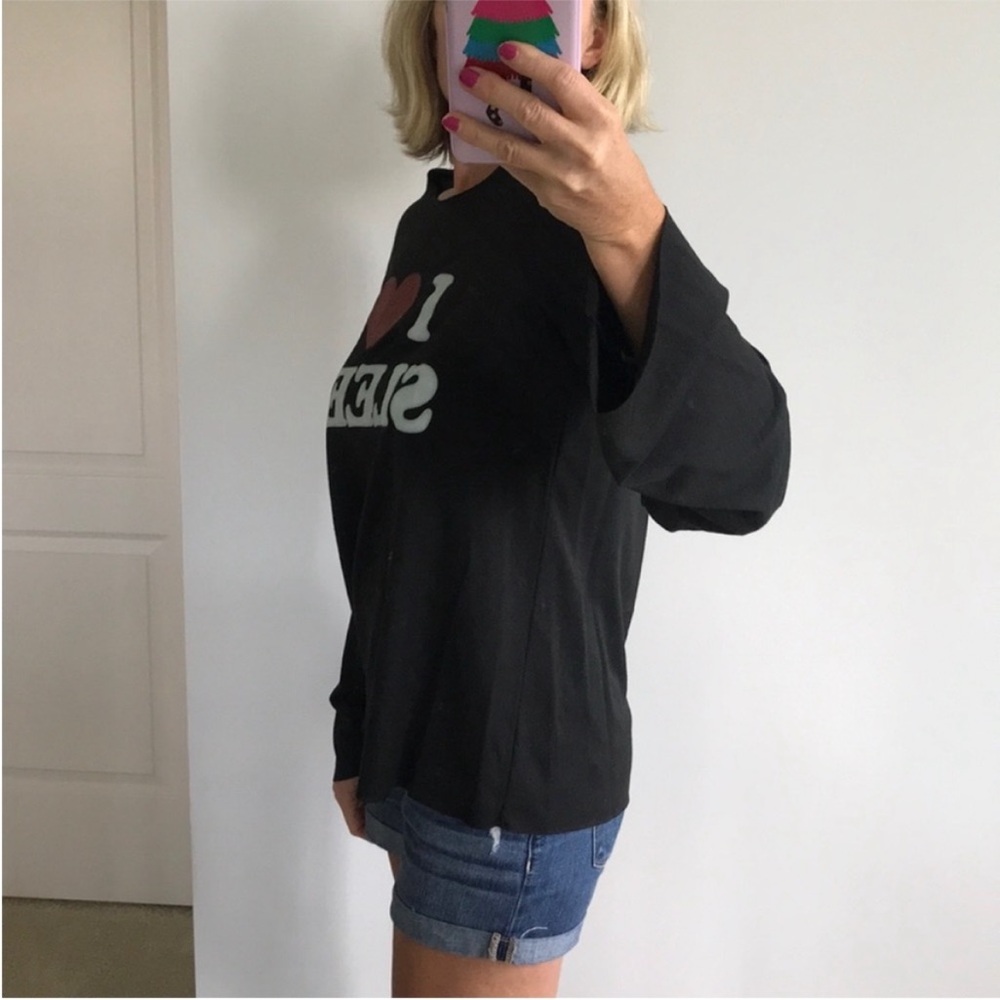 Black 'I Love Sleep' Long Sleeve Shirt - Picture 4 of 7